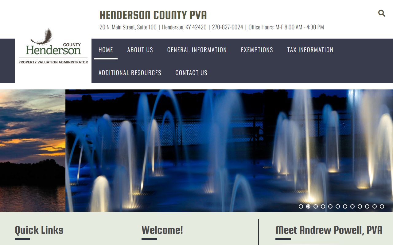 Henderson County PVA office and property valuation services