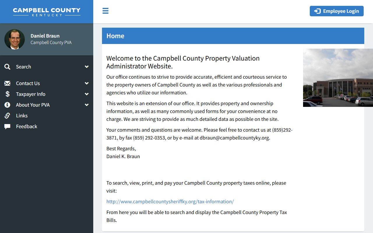 Campbell County PVA office for property valuation phone directory